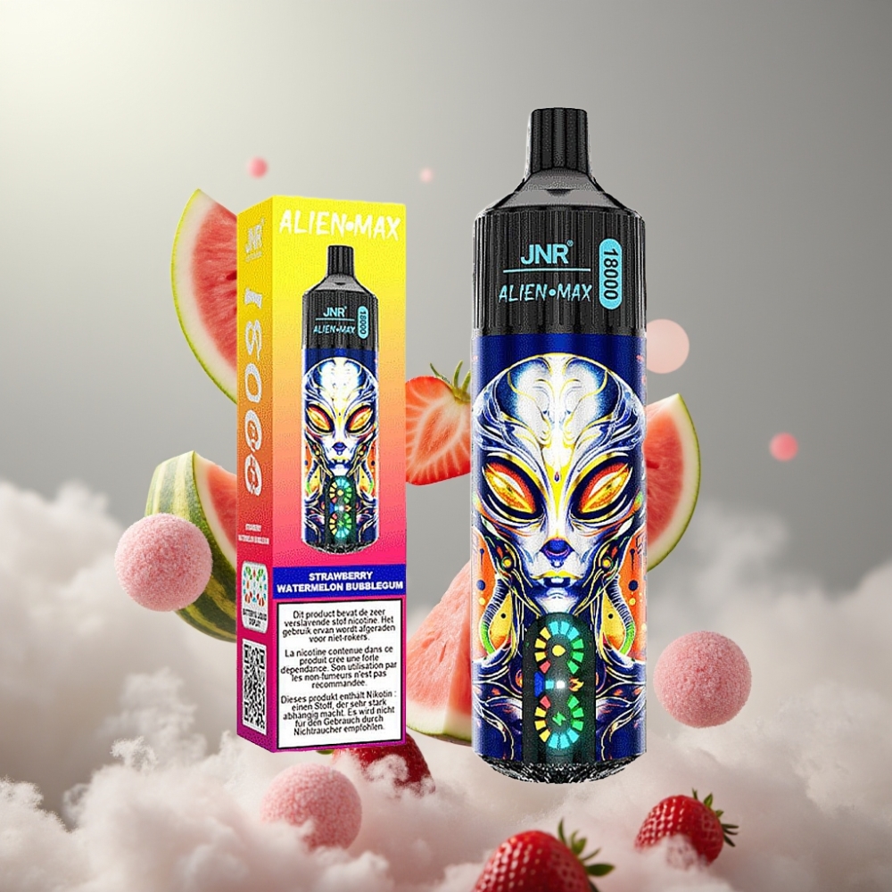 JNR Alien Max 18000 Puffs Okos LED Kijelző, Dupla Mesh Coil, 28ml E-liquid