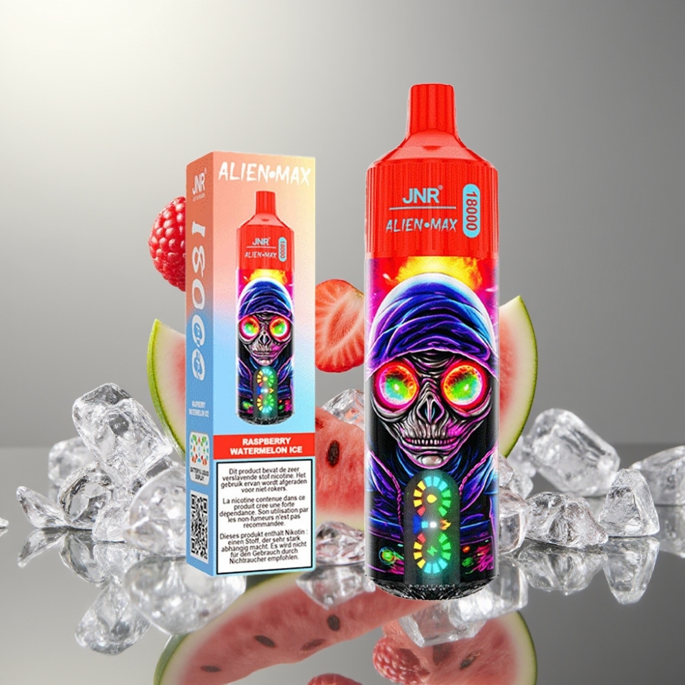 JNR Alien Max 18000 Puffs Okos LED Kijelzős Dupla Mesh Coiles 28ml