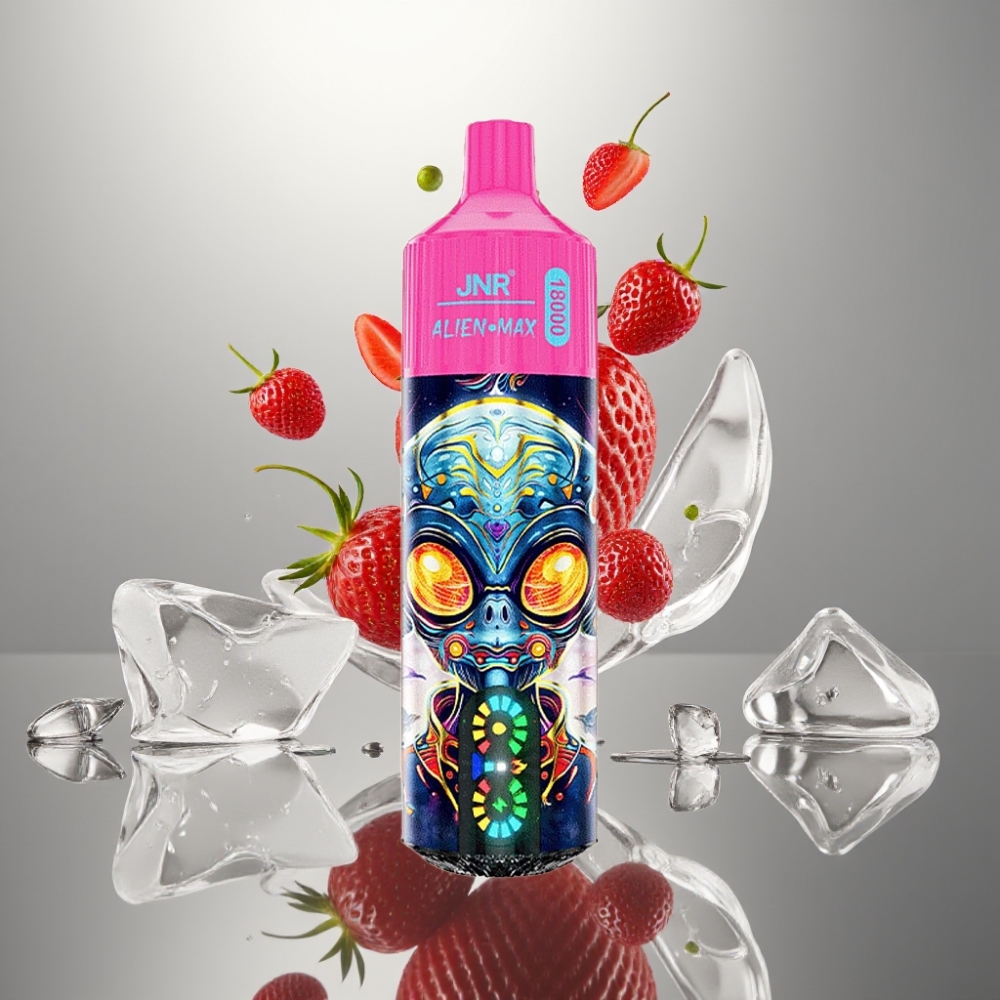 JNR Alien Max 18000 Puffs Okos LED Kijelzős, Dupla Mesh Coilles, 28ml