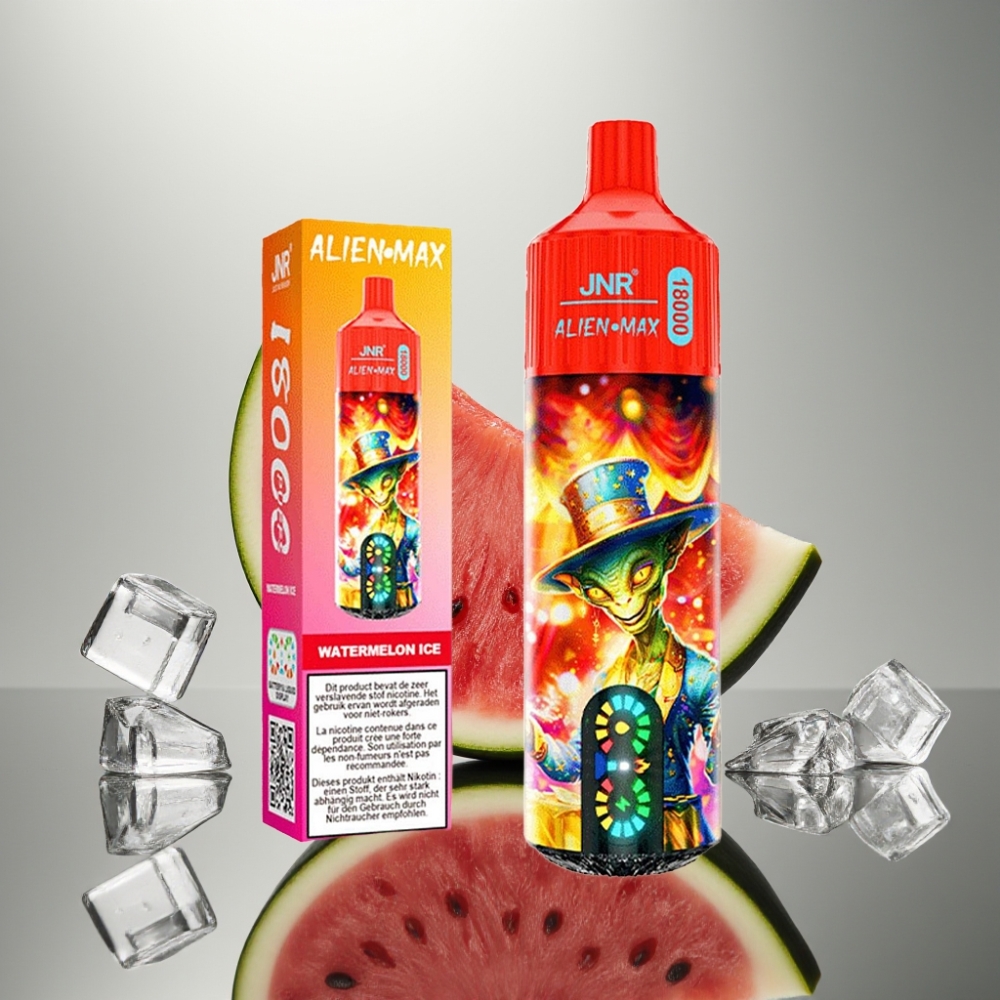 JNR Alien Max 18000 Puffs Okos LED Kijelzős Dupla Mesh Coilles 28ml