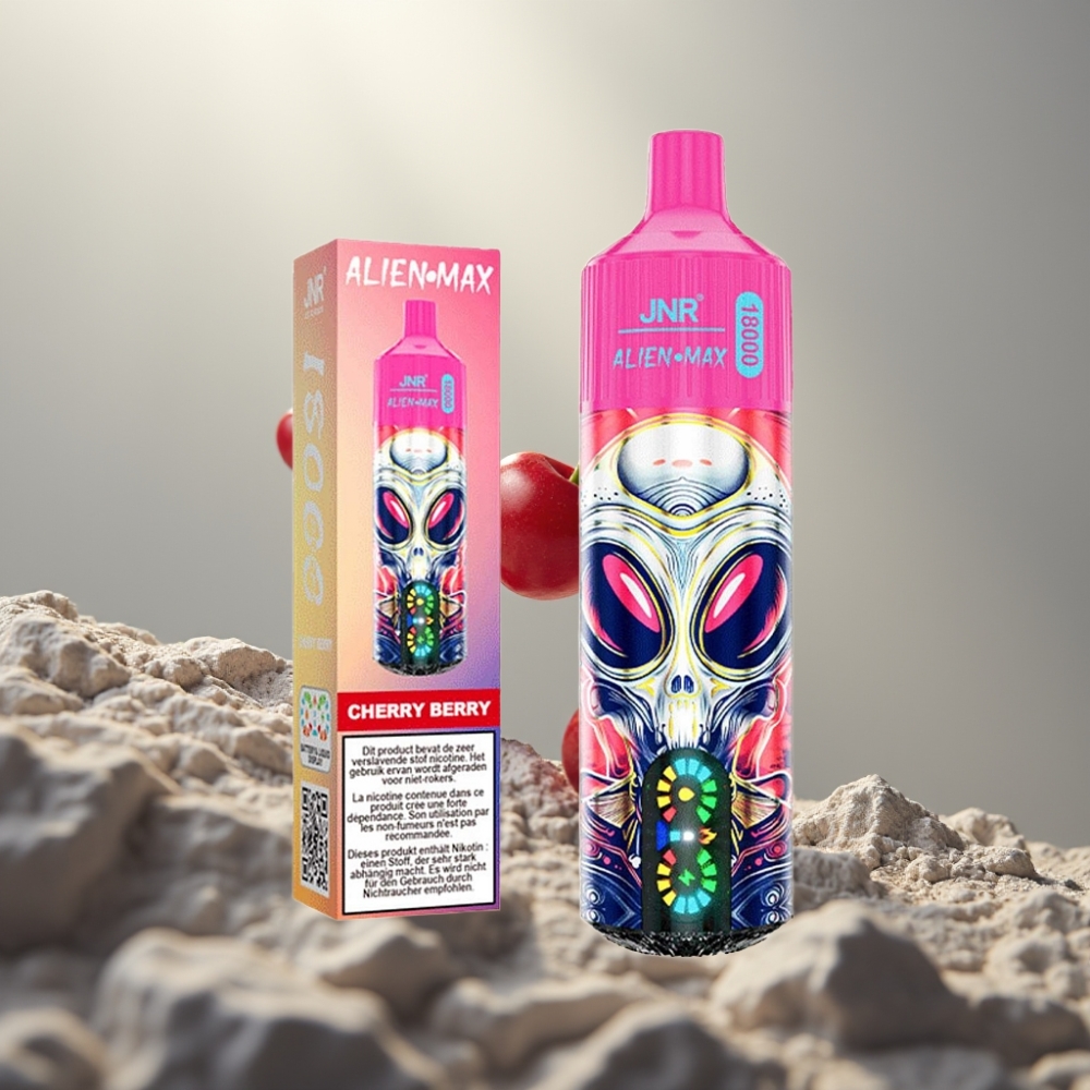 JNR Alien Max 18000 Puffs Okos LED Kijelzős Dupla Mesh Coilles 28ml