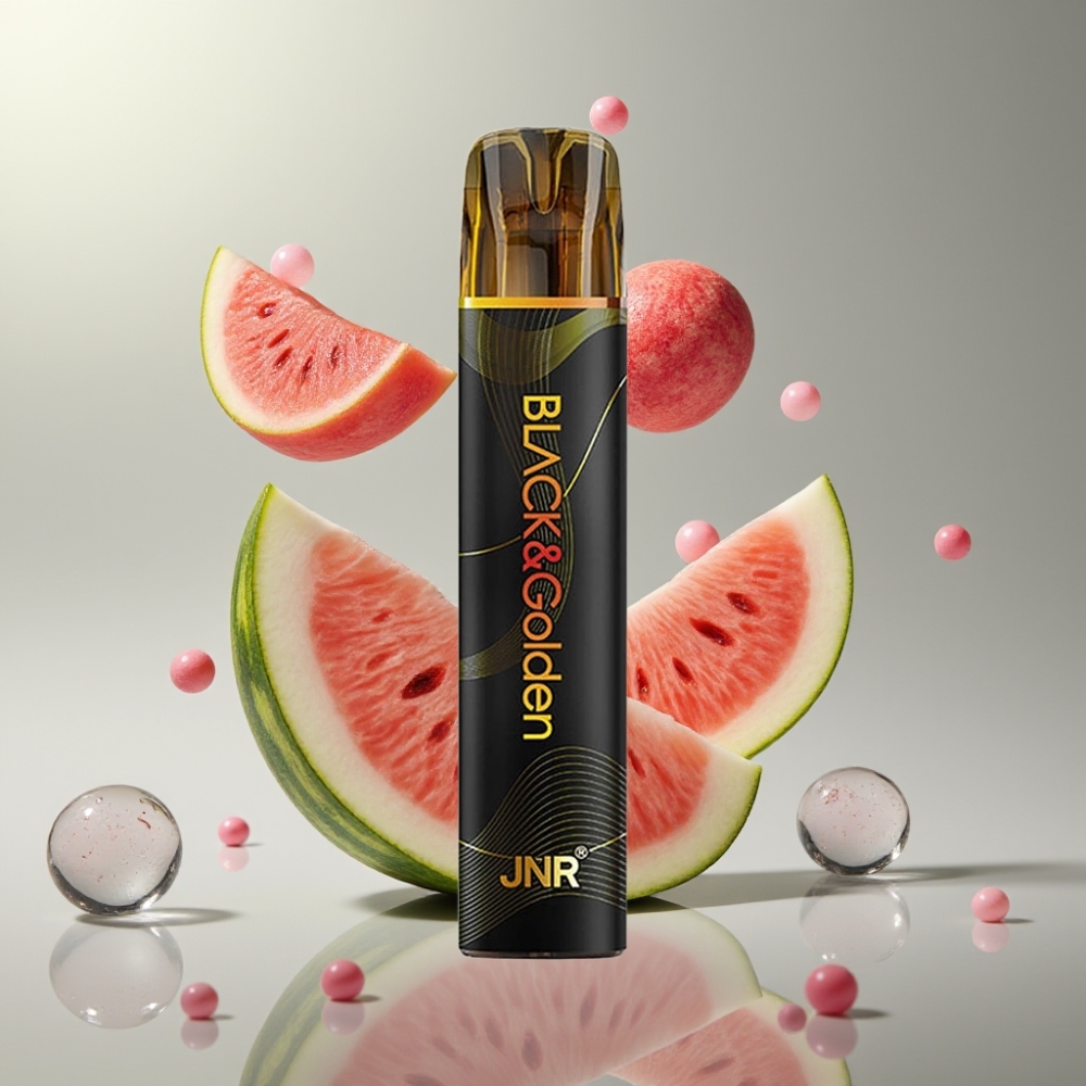 JNR Black&Golden 800 Puff 550mAh 2% Nikotin Egyszerhasználatos Vape Gombocdinnye Íz