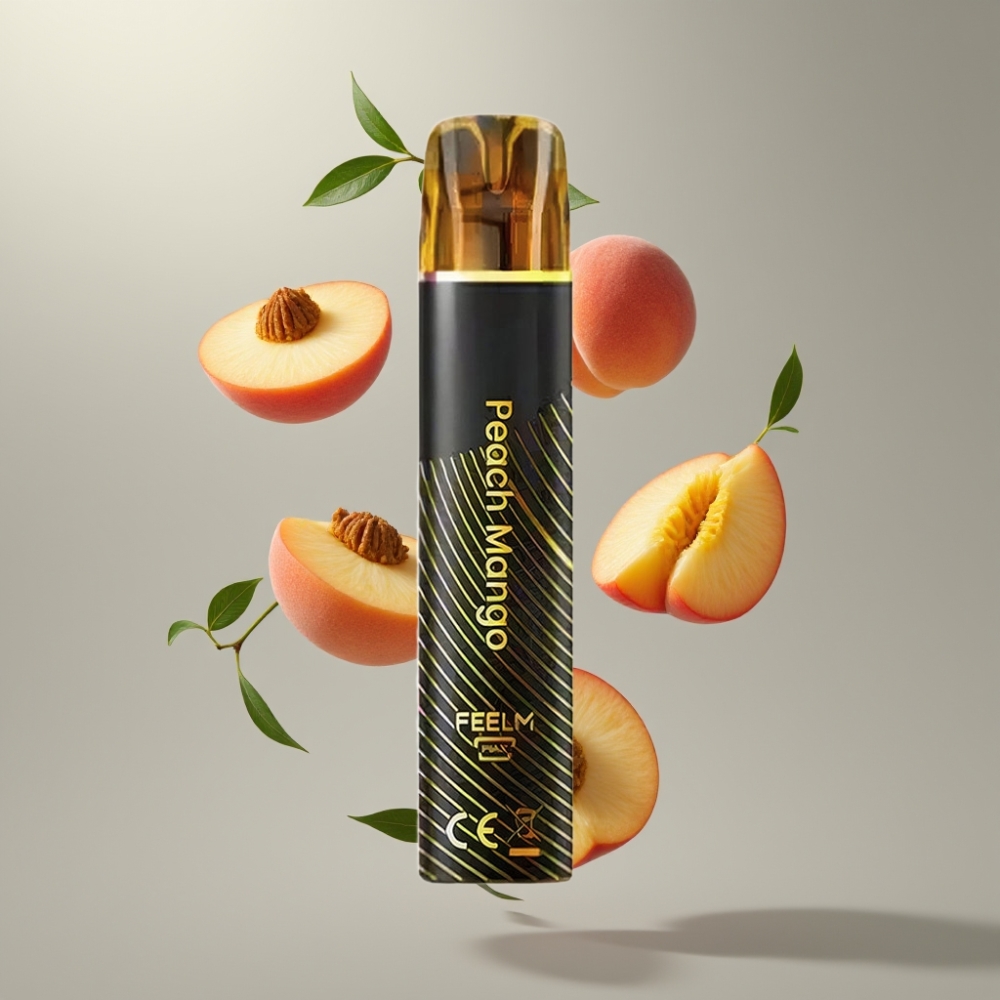 JNR Black&Golden 800 Puff 550mAh 2% Nikotin Eldobható E-Cigi Őszibarack-Mangó Íz