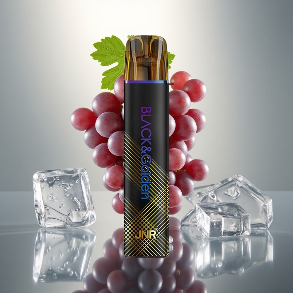 JNR Black&Golden 800 Puff 550mAh 2ml Grape Ice Eldobható E-Cigi