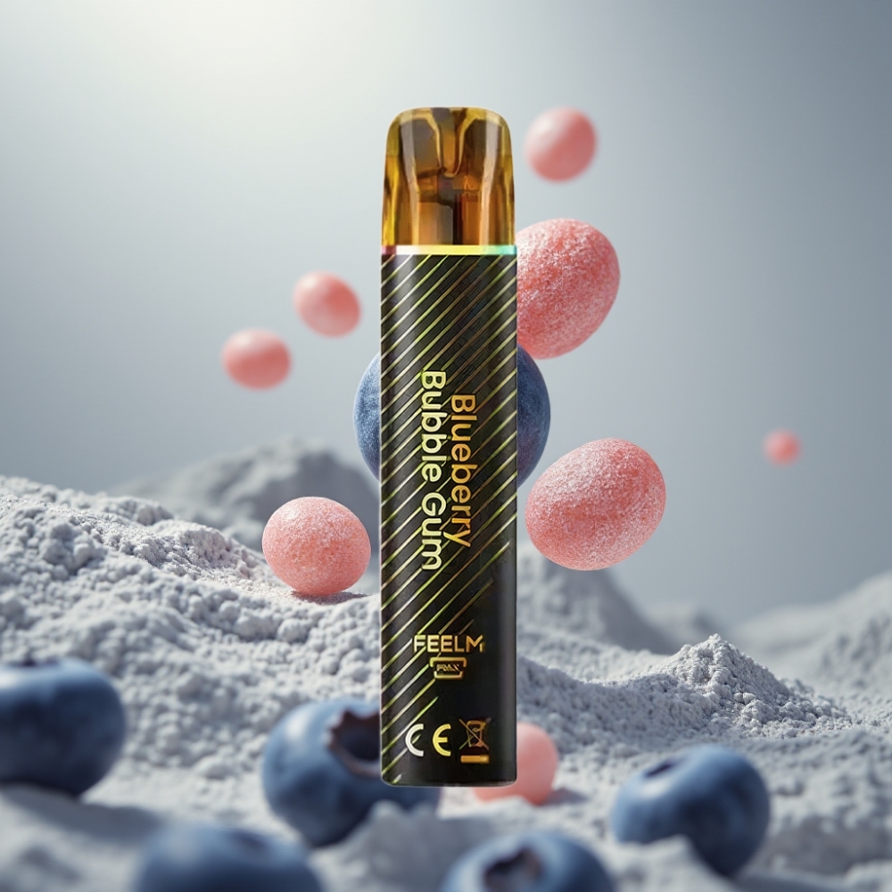 JNR Black&Golden 800 Puff 550mAh 2ml Kékáfonya Rágógumi Eldobható E-cigaretta