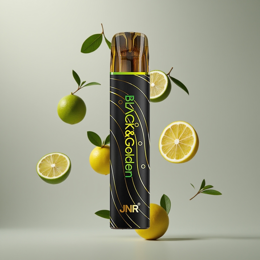 JNR Black&Golden 800 Puff 550mAh 2ml Lime&Citrom eldobható e-cigaretta