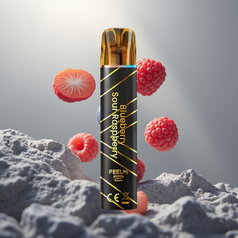 JNR Black&Golden 800 Puff 550mAh 2ml TPD Kékgörény-Málna Elfogyasztható Vape