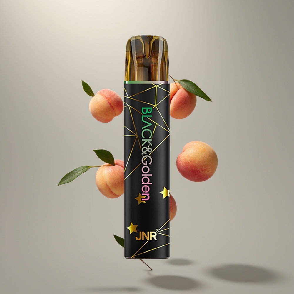JNR Black&Golden 800 Puffs 550mAh 2ml Gyümölcs Őszibarack