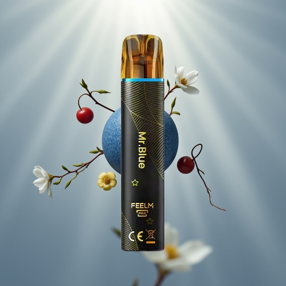 JNR Black&Golden 800 Puffs 550mAh 2ml TPD eldobható e-cigaretta Mr Blue