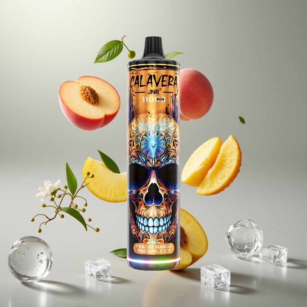 JNR Calavera 11000 Puffs Type-C 850mAh Peach Mango Pineapple Ice
