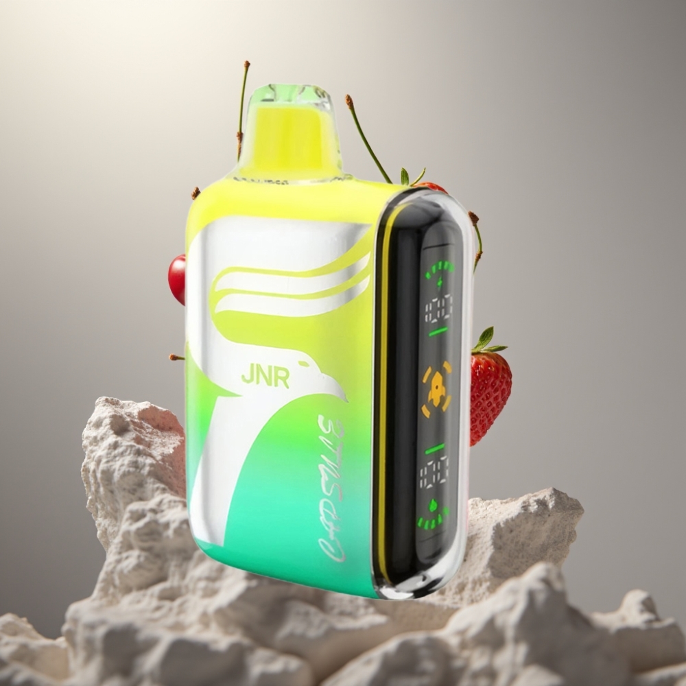 JNR Capsule 15000 Puffs 850mAh Dual Mesh Boost Strawberry Raspberry Cherry