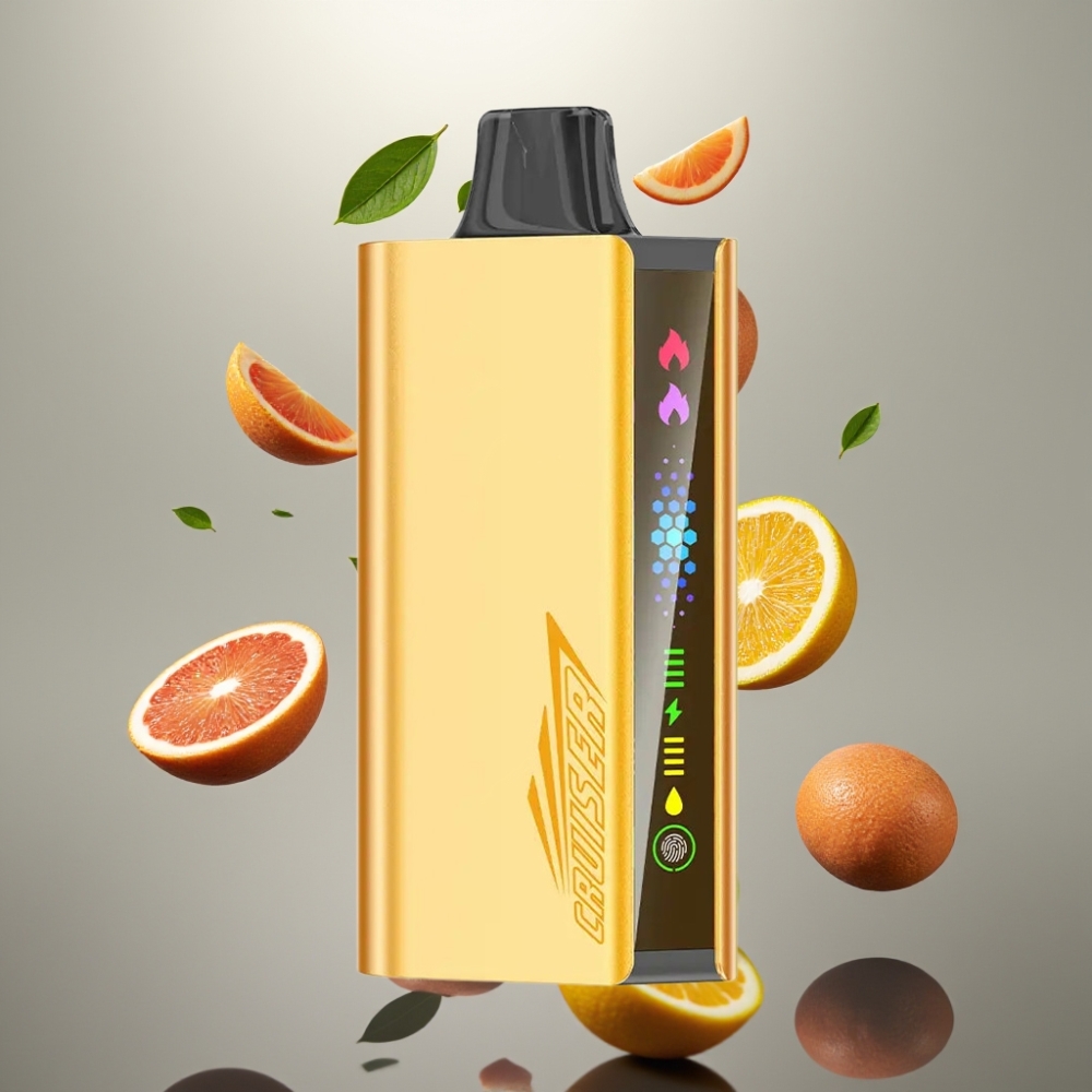 JNR Cruiser 12000 Puff No-Charge Fém Testű Dual Mesh E-cigaretta Cool Fanta