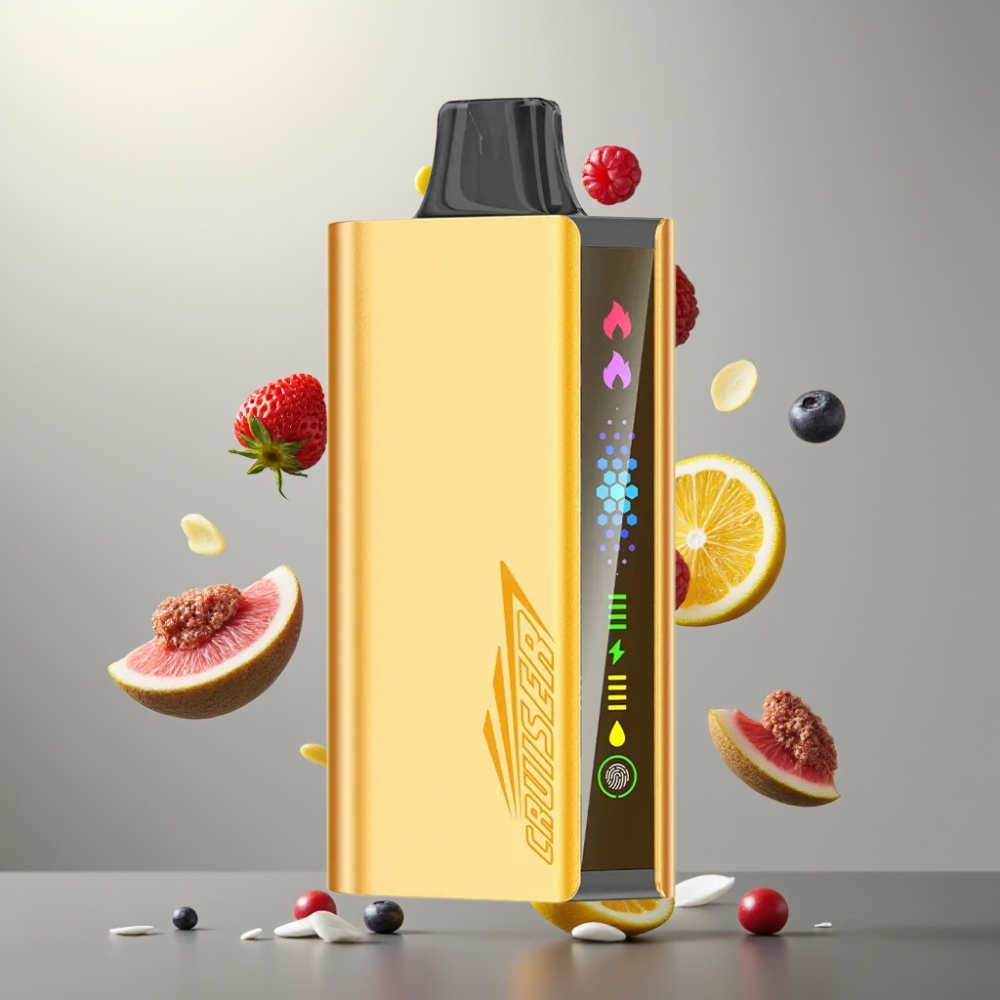 JNR Cruiser 12000 Puff töltés nélküli dohánypára Full-Metal testtel