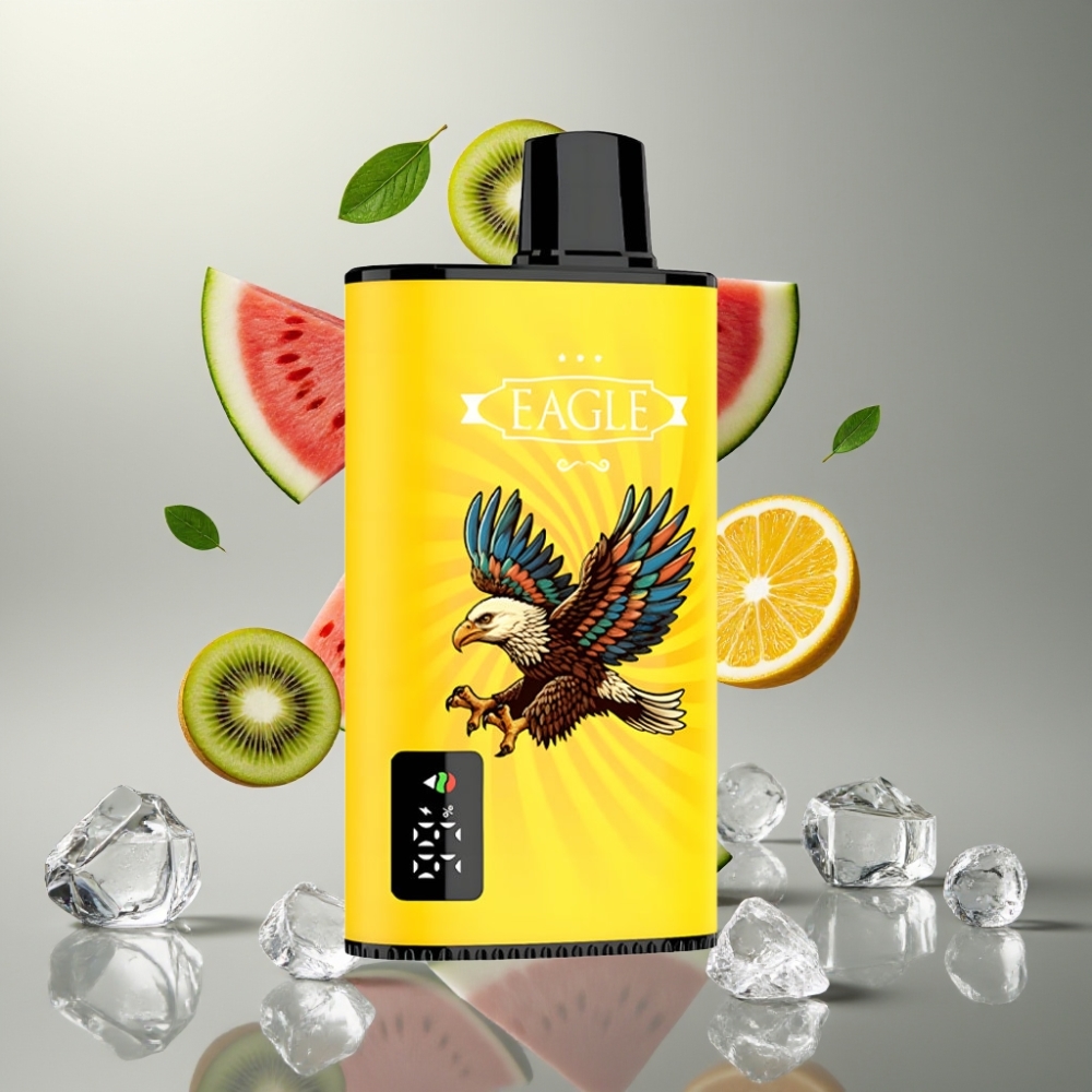 JNR EAGLE Smart 23000 Puffs Digitális Kijelzős 1.0ohm Mesh Kiwi Watermelon Ice