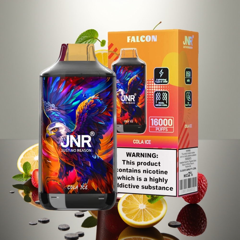 JNR Falcon 16000 Puffs 850mAh 22ml Dual Mesh Cola Ice