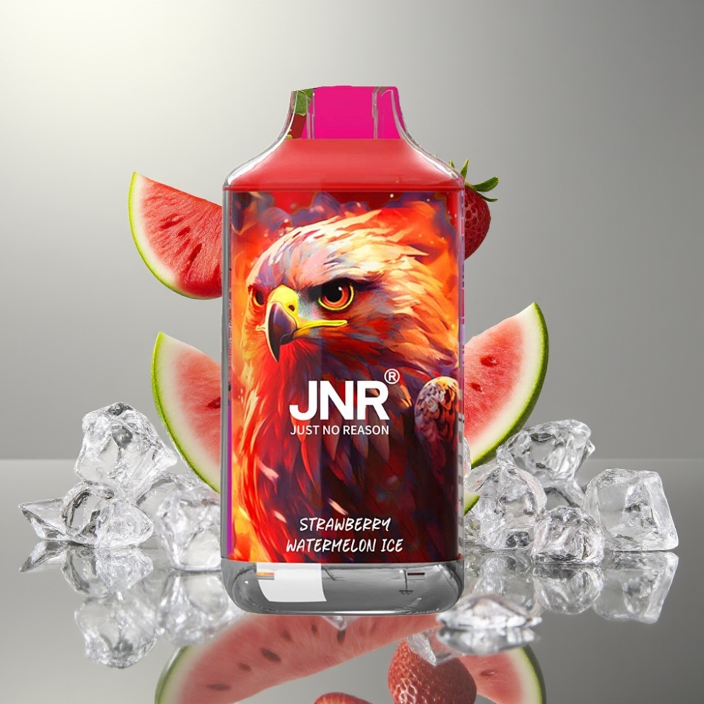JNR Falcon 16000 Puffs 850mAh Dual Mesh Type C Strawberry Watermelon Ice