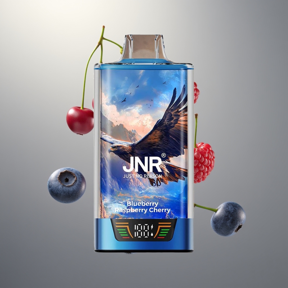 JNR Falcon Pro 28000 30ml 5% Dual Mesh Kékáfonya Málna Cseresznye