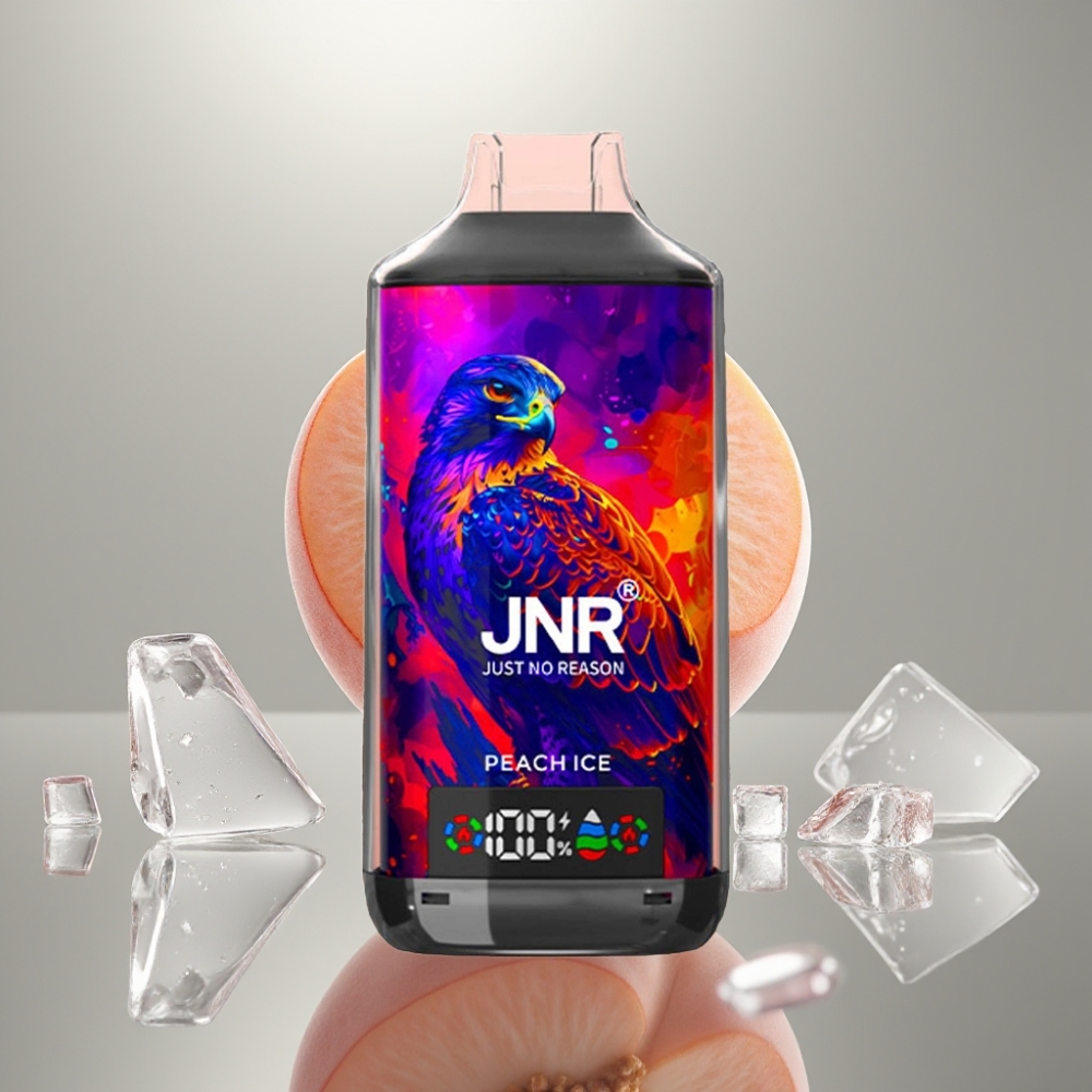 JNR Falcon X 18000 Puff 24ml Dual Mesh Coil Type-C Peach Ice