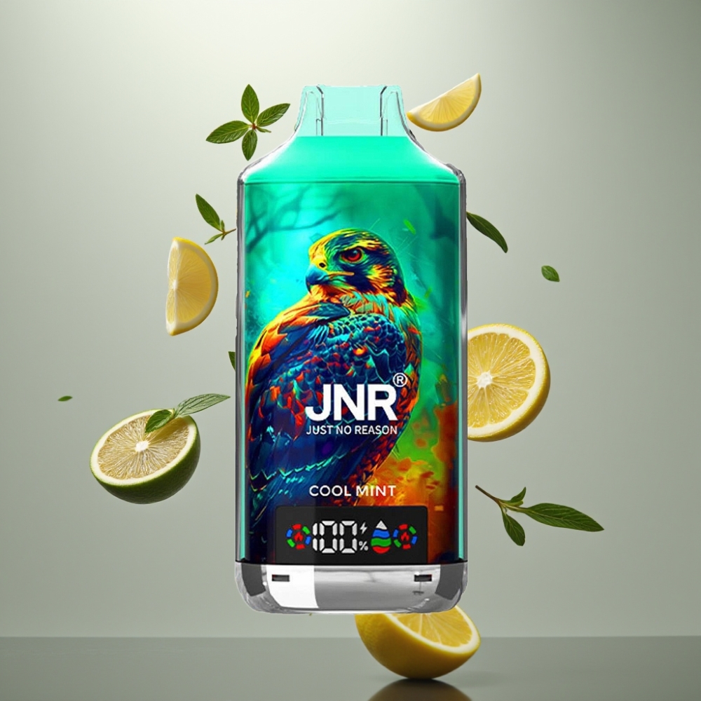JNR Falcon X 18000 Puffs Dupla Mesh Coil & Digitális Kijelző Cool Mint