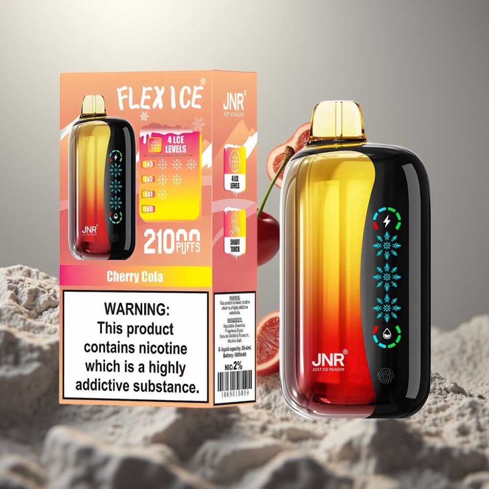JNR Flex Ice 21000 Puff Jégállítható Touch Screen 1.2 Ohm Dual Mesh