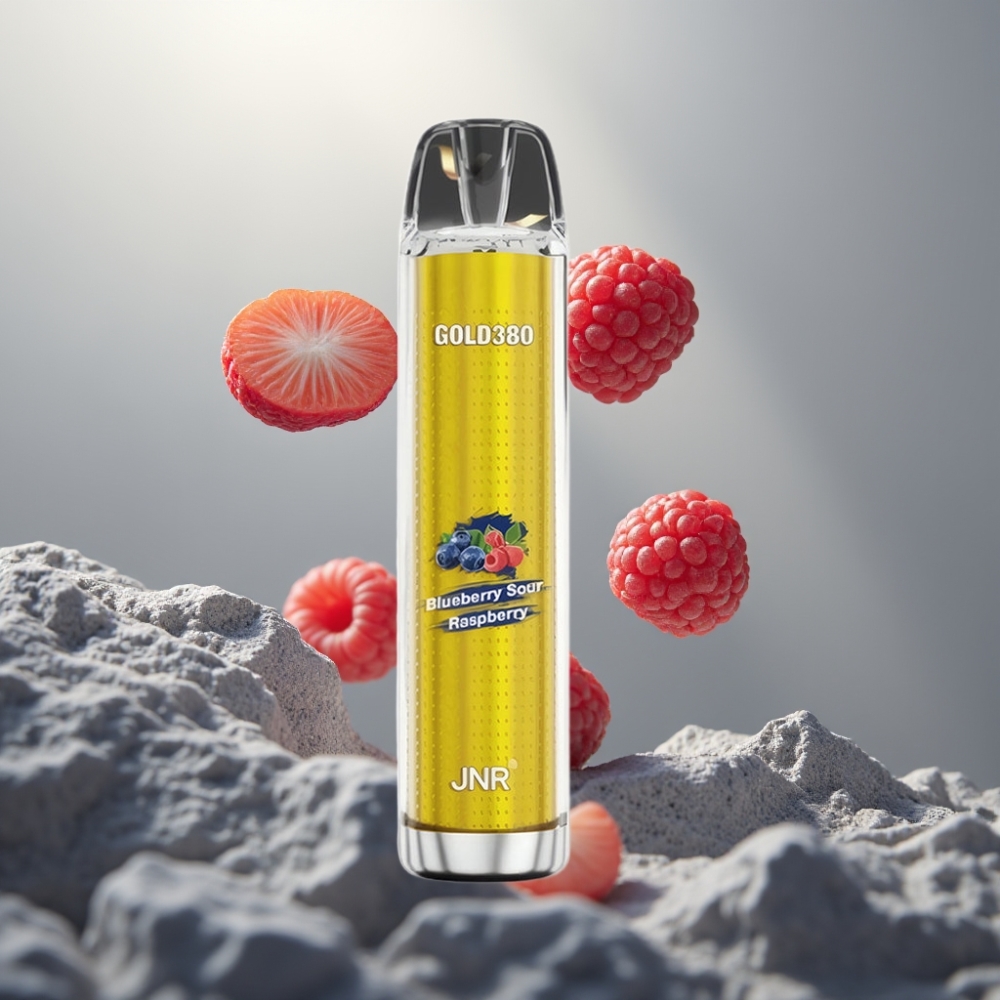 JNR Gold380 6000 Puff 1500mAh Mesh Kékáfonya Savanyú Málna