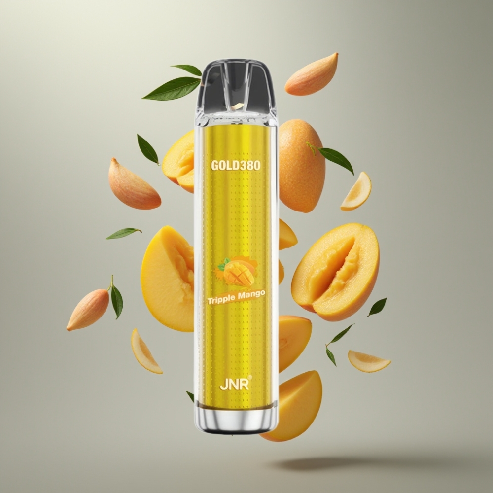 JNR Gold380 6000 Puff Elszívható E-cigaretta 1500mAh Tripple Mango