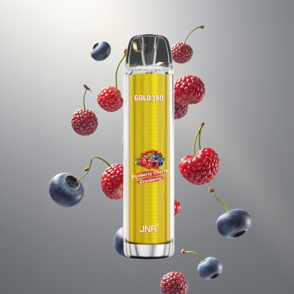 JNR Gold380 6000 Puffs 1500mAh 13ml Kékáfonya Cseresznye Váfonya