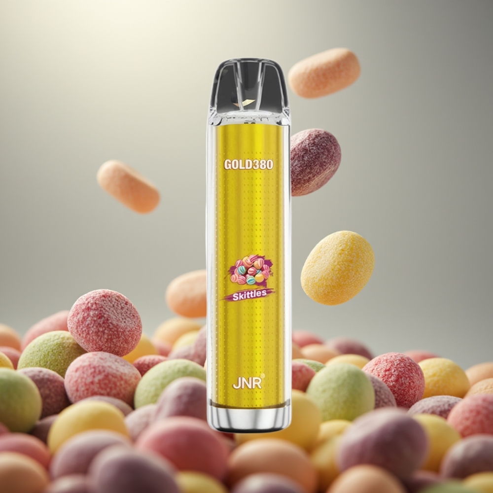 JNR Gold380 6000 Puffs 1500mAh 13ml Skittles Eldobható E-cigaretta