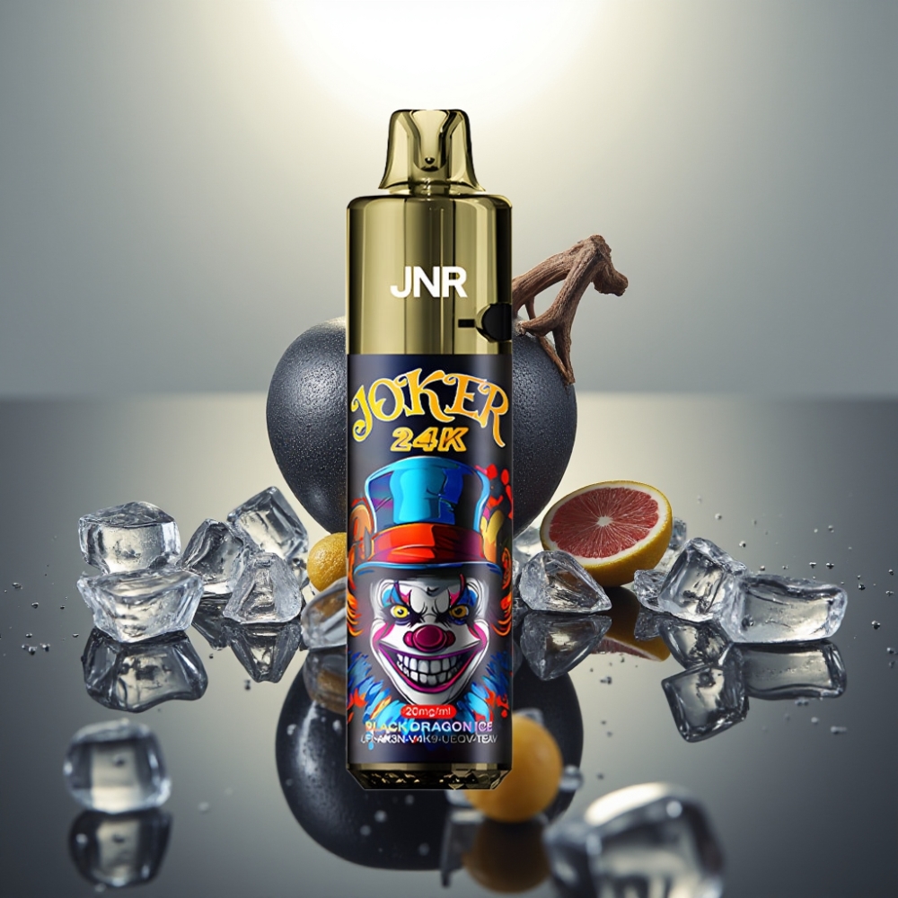 JNR Joker 24K Puffs Refillable Pod 800mAh Black Dragon Ice