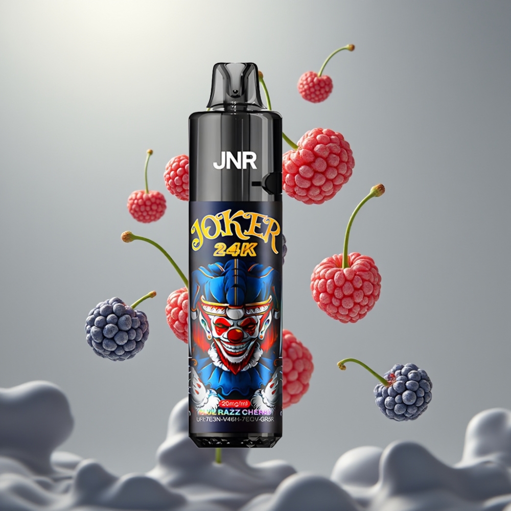 JNR Joker 24K Puffs Újratölthető Pod Típus-C 800mAh Kékes Cseresznye