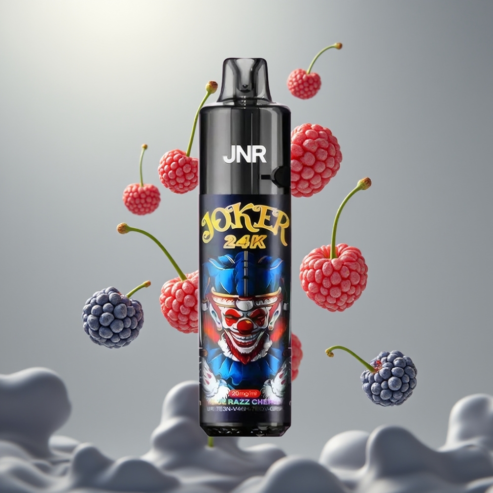 JNR Joker 24K Puffs Újratölthető Pod Típus-C 800mAh Kékes Cseresznye