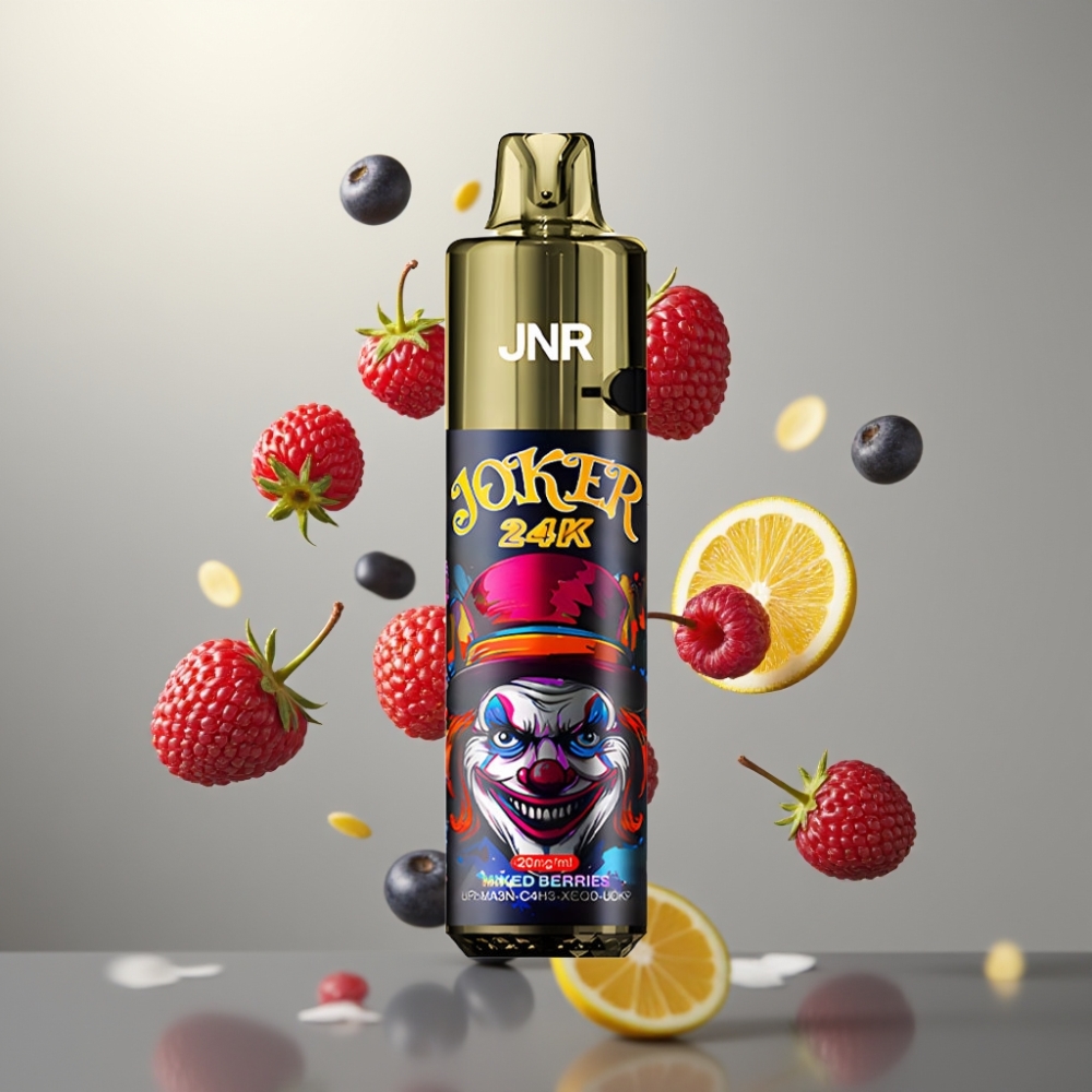 JNR Joker 24K Puffs Újratölthető Pod Típus-C 800mAh Kevert Bogyók