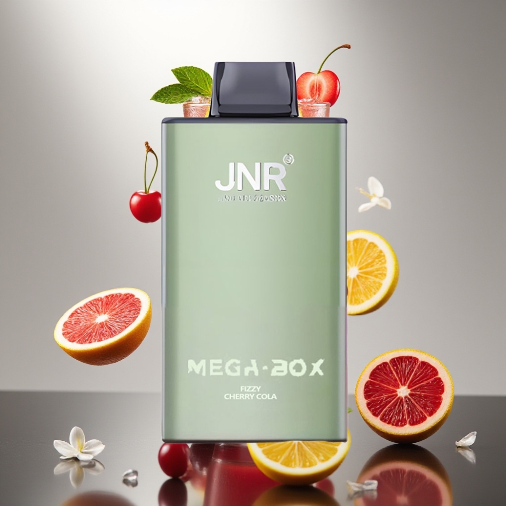 JNR Mega Box 25000 Puff Dupla Magháló Gyors Töltésű Fizzy Cherry Cola