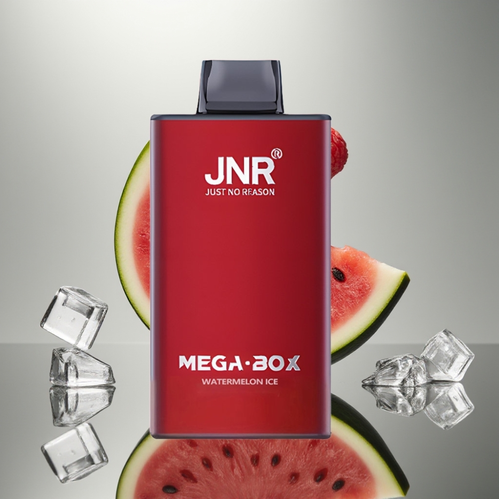 JNR Mega Box 25000 Puff Eldobható Vape 30ml Dual Mesh Vízalma Jég