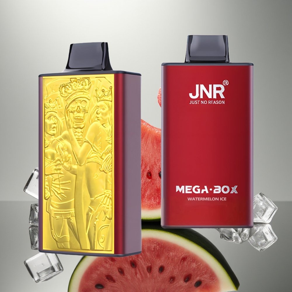 JNR Mega Box 25000 Puff Eldobható Vape 30ml Dual Mesh Vízalma Jég