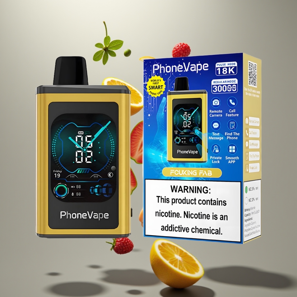 JNR PhoneVape 30000 puffs Turbo, App, Lakat Mód, Kijelző