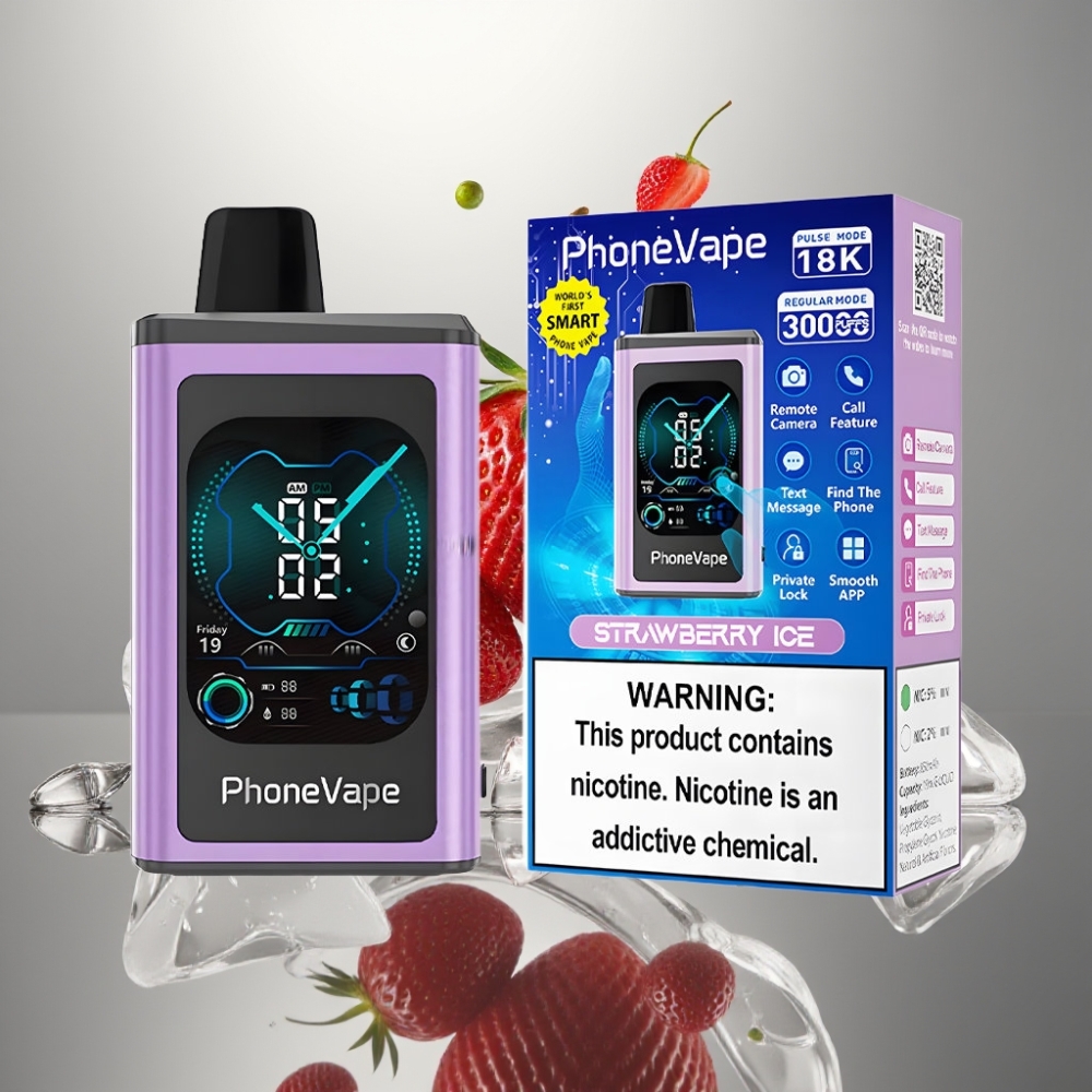 JNR PhoneVape 30000 puffs Turbo, Levegőszabályozó, Töltőképes