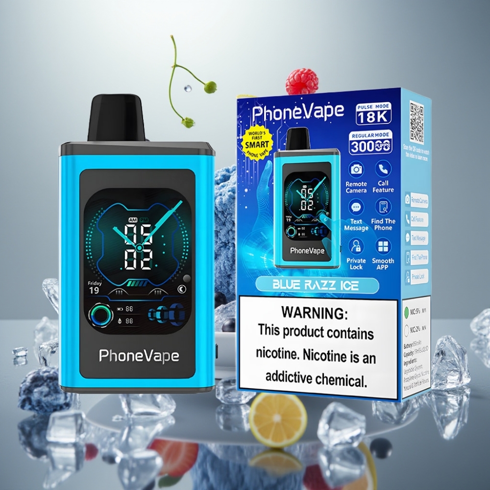 JNR PhoneVape 30000 puffs Turbo Töltőható Akku Levegőszabályzó Képernyős