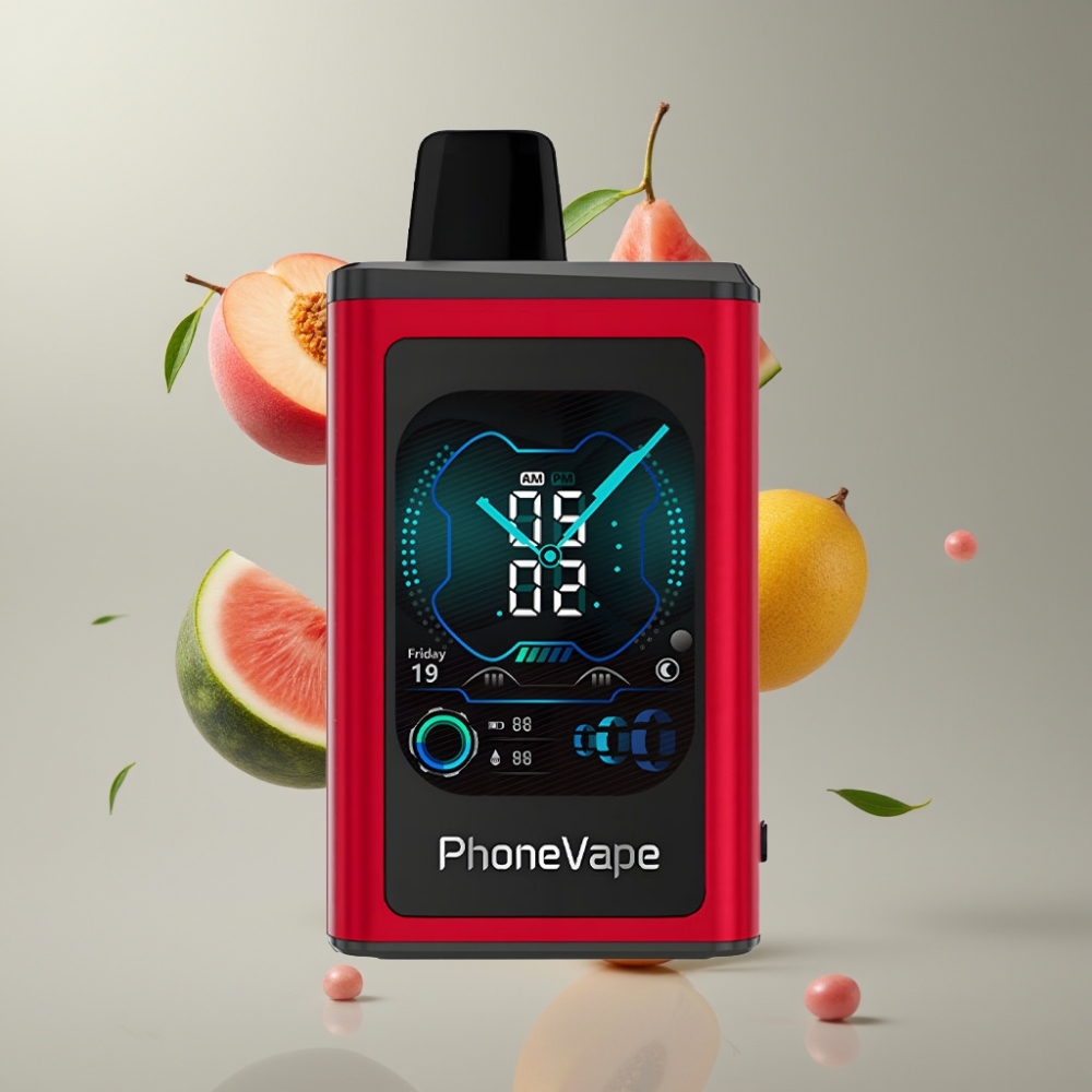 JNR PhoneVape 30000 puffs Turbo Töltés Légáramlás Alma Mango Görögdinnye