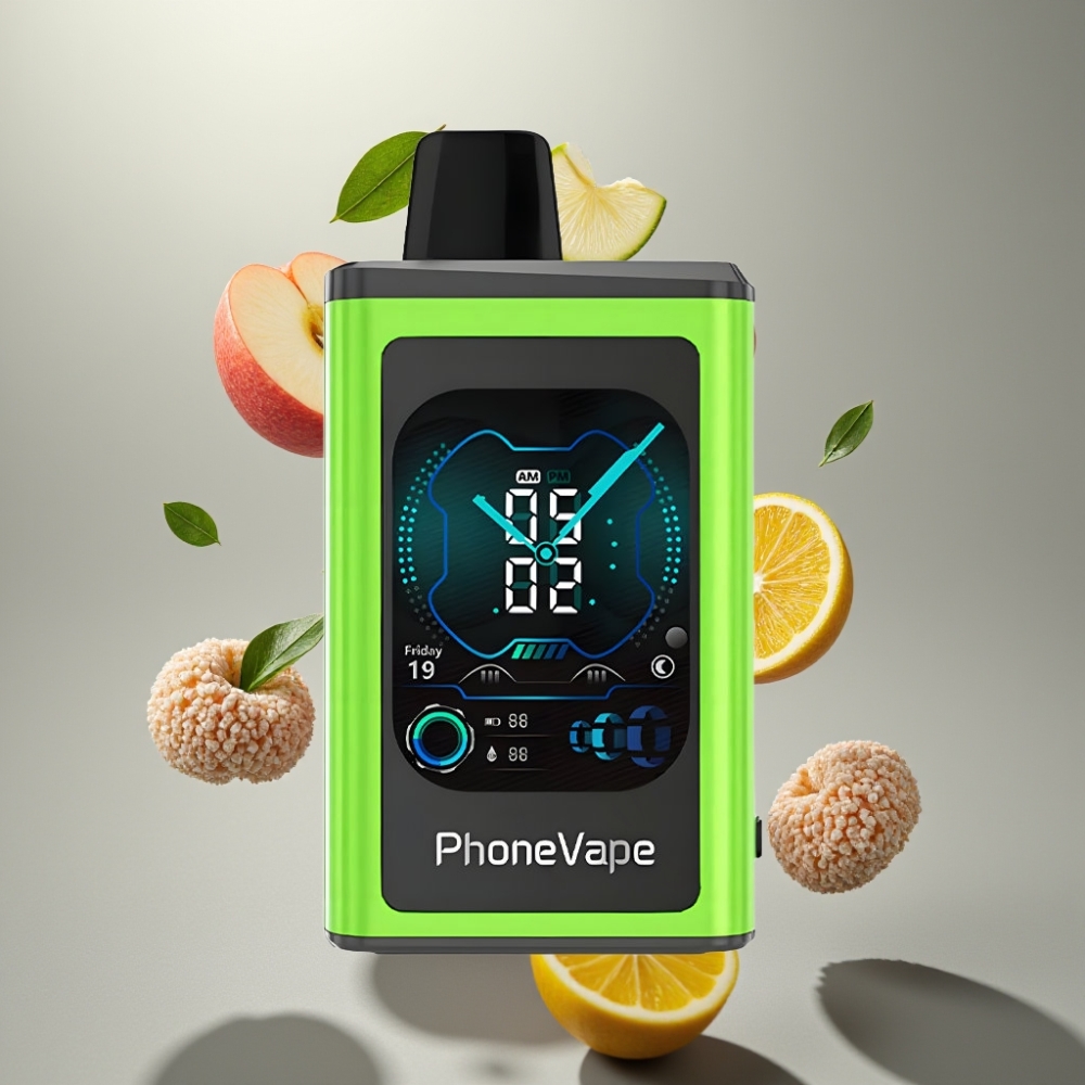 JNR PhoneVape 30000 puffs Turbo módos, levegőszabályozós, alkalmazásvezérelt