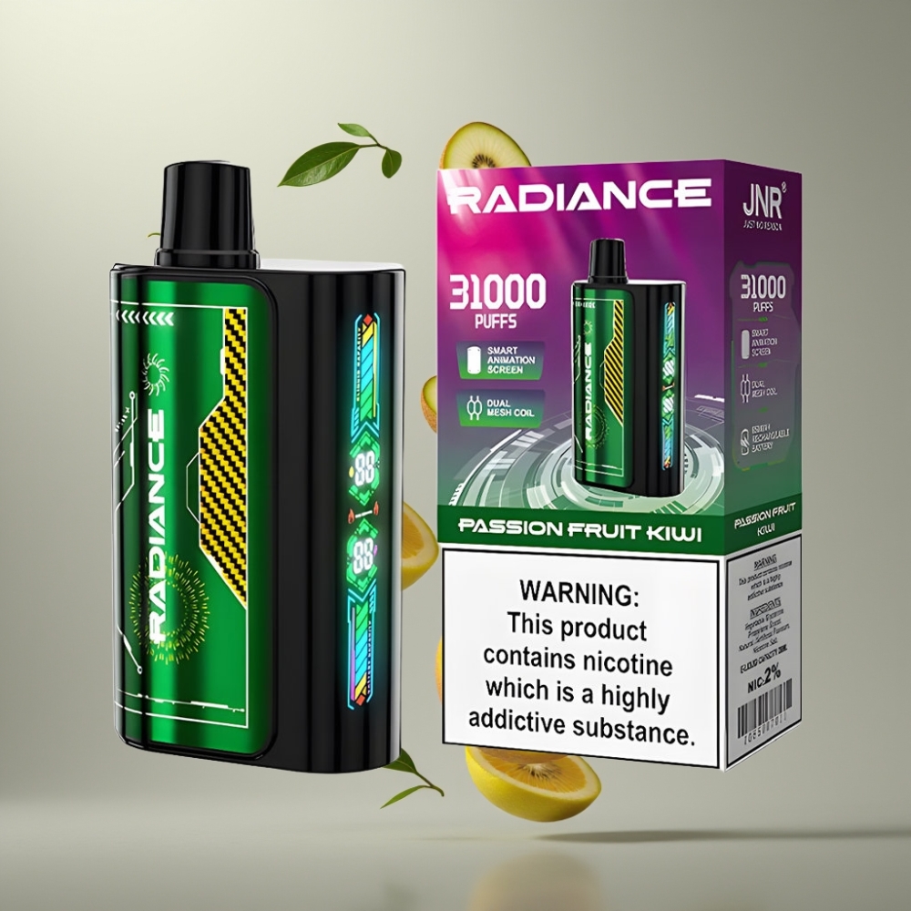 JNR Radiance 31000 Puff Okos Animációs Kijelző Dupla Mesh Coil