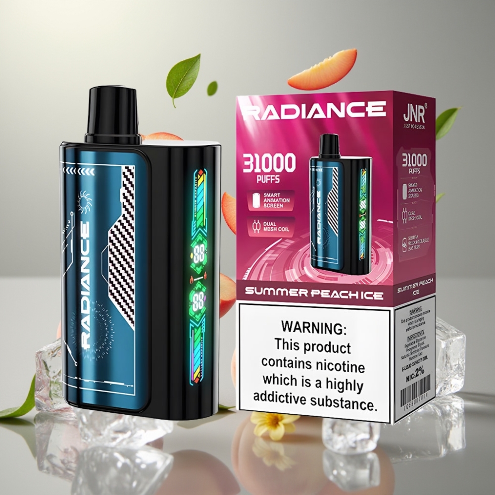 JNR Radiance 31000 Puff Okos Animációs Kijelző Kettős Mesh Coil