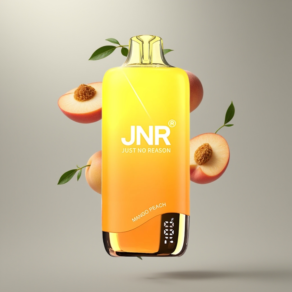 JNR Rainbow 10500 Puffs 18ml 0.8ohm Mesh Disposable Vape Mango Peach
