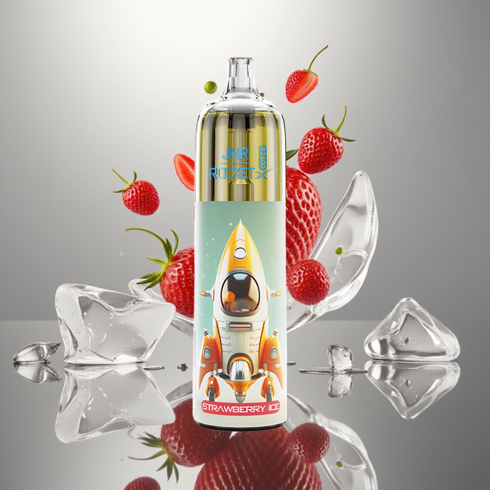 JNR Rocket-X 12400 Puff Elszívható E-Cigi Állítható Légáramlás RGB Fények 1.2ohm Mesh Coil