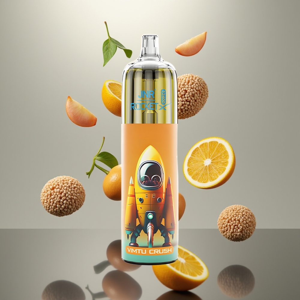 JNR Rocket-X 12400 Puff Elszívható E-cigaretta Beállítható Légáramlás, RGB Világítás, 1.2ohm Mesh Coil