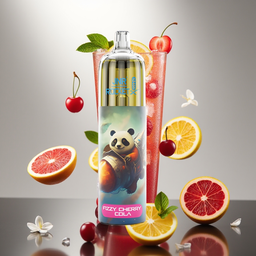 JNR Rocket-X 12400 Puffs Beállítható Légáramlású RGB Fizzy Cherry Cola
