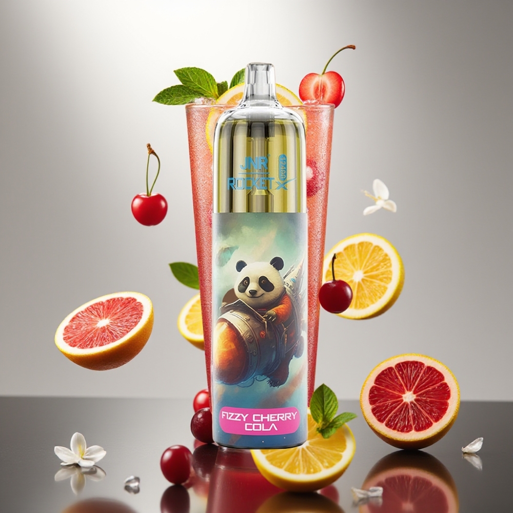 JNR Rocket-X 12400 Puffs Beállítható Légáramlású RGB Fizzy Cherry Cola