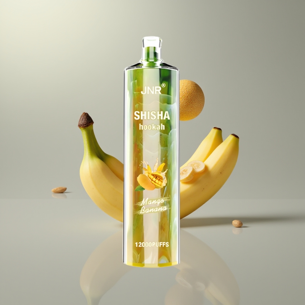 JNR Shisha Hookah 12000 Puffs 24ml 0,6 Ohm mesh Mango Banana