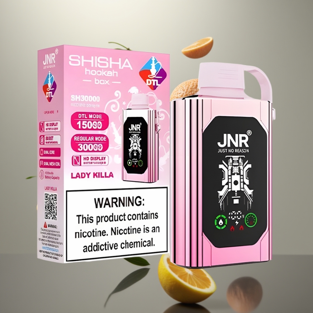 JNR Shisha Hookah Box 20500 Puff HD Kijelző 1000mAh Típus-C Lady Killa