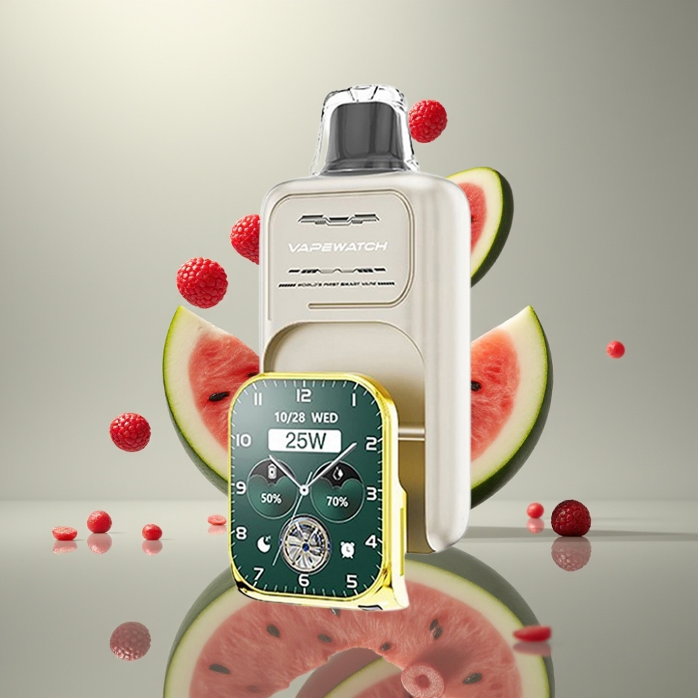 JNR VapeWatch 30000 Puffs 19mL 5% Dual Mesh Type-C Görögdinnye Jég